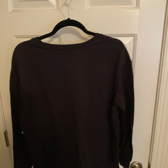 Holiday Time "Here for the Cheer" Size Med Long Sleeve Festive Sweatshirt NWT - Picture 2 of 5